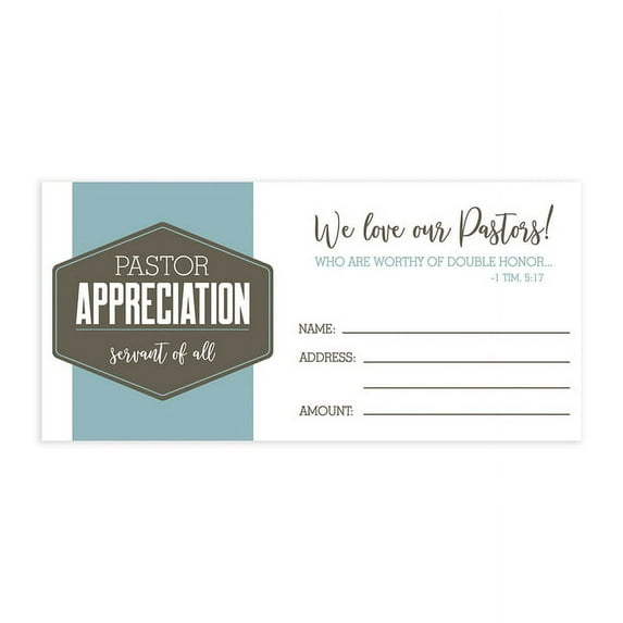 Offering Envelope Pastor Apprec 100ct (Other)