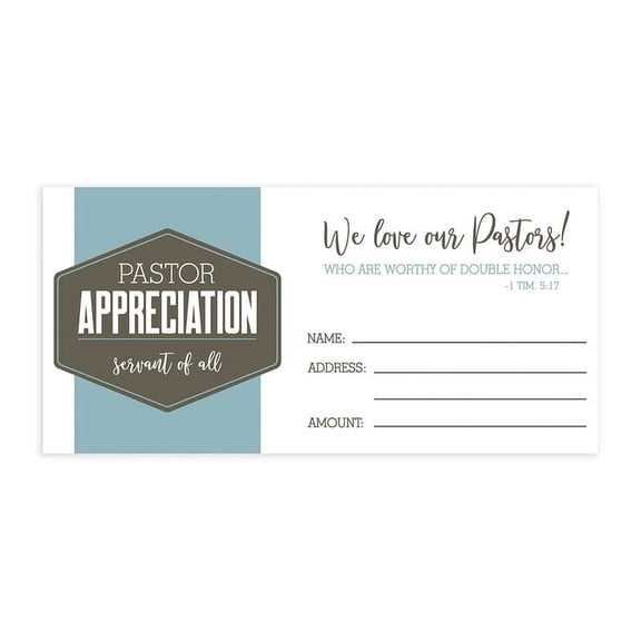 Offering Envelope Pastor Apprec 100ct (Other)