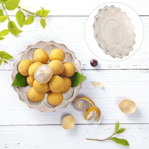 Offering Plate Ceramic Offering Tray Fruit Snack Storage Holder Buddha Hall Offering Supply