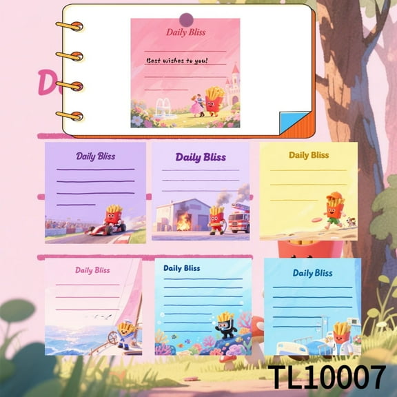 Offering Unmatched Practical Convenience (3.543.54 Inches),100-Pack with105 Various Emoticon Stickers,Adorable Elegant Vintage Sticky Notes for Office&Planning,Cute Notepads for Letters&Plans