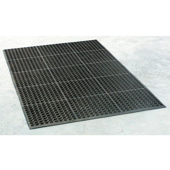Offex 3 x 5 Foot Industrial Rubber Floor Mat