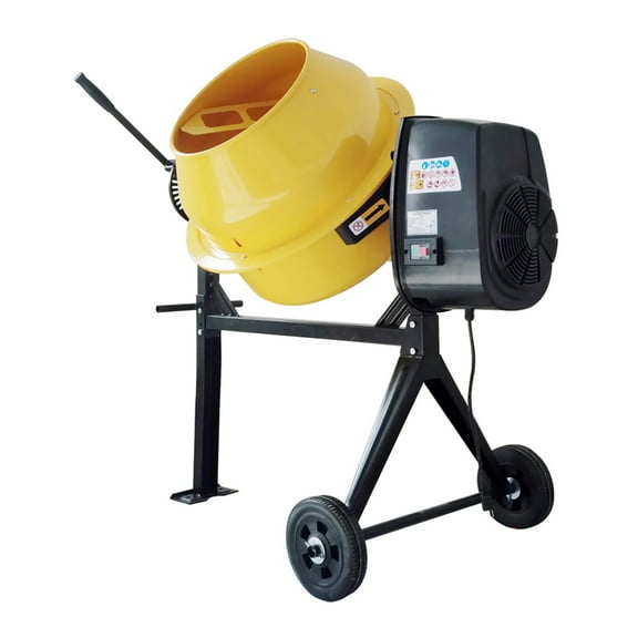Offex 4 Cubic Foot Electric Cement Mixer