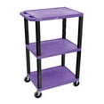 thumbnail image 1 of Offex 42"H Multipurpose Electric AV Cart with 3 Shelf - Black Leg, 1 of 2