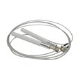 thumbnail image 1 of Offex Contemporary Adjustable Height Steel Jump Rope, Silver, 1 of 7
