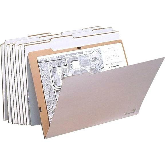 Offex Flat Storage File Folders - Stores Flat Items up to 18" x 24", Pack of 10