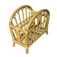 thumbnail image 1 of Offex Hand Crafted Rattan Wicker Lightweight Curve Magazine Rack - Natural, 1 of 1