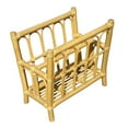 thumbnail image 1 of Offex Hand Crafted Rattan Wicker Lightweight Magazine Rack - Natural, 1 of 1
