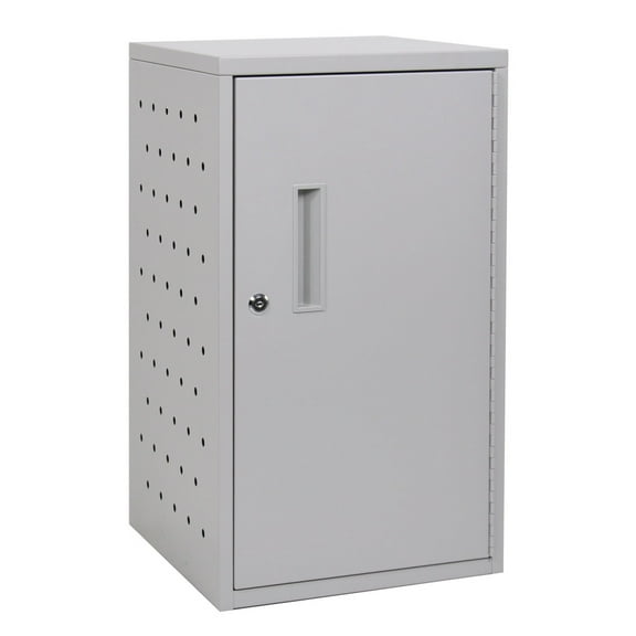 Offex Of-Lltmwv12-G - 12 Tablet Vertical Wall Or Desk Charging Box - Gray