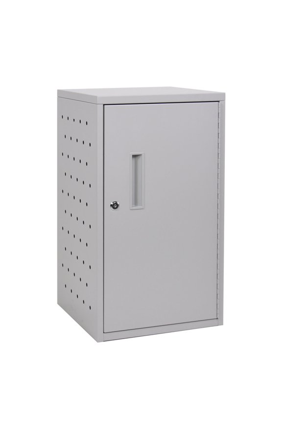 Of-Lltmwv12-G - 12 Tablet Vertical Wall Or Desk Charging Box - Gray