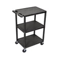 thumbnail image 1 of Offex Utility Cart - 3 Shelves Structural Foam Plastic, 1 of 5