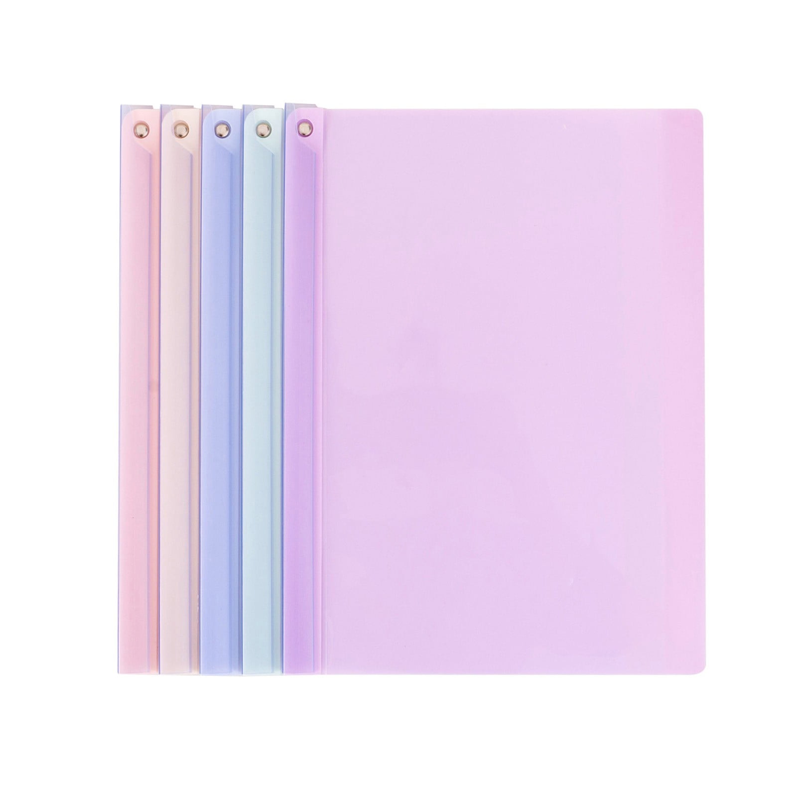 Office 1 Pack A4 Clear Front Report Covers Plastic Presentation Folders ...