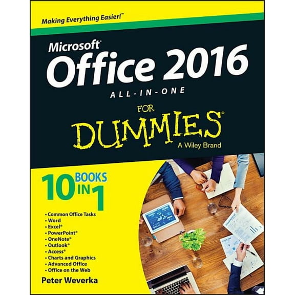 Office 2016 All-In-One for Dummies, (Paperback)