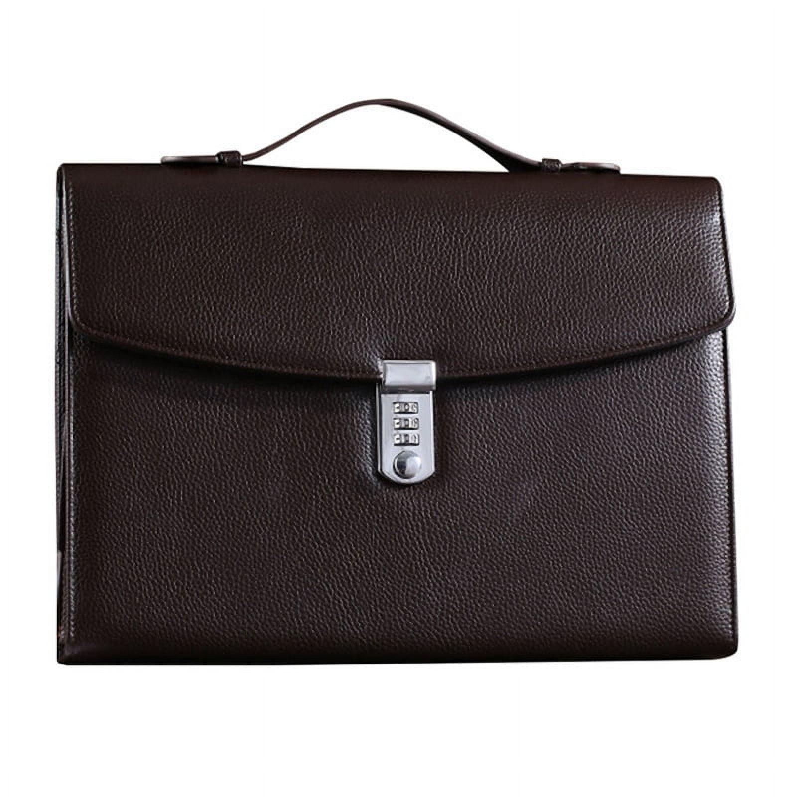 Office Business Briefcase with Combination Lock High Capacity Document ...