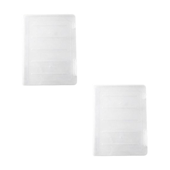 Office Cabinet Clearance! Dusknt File Storage Box Transparent Large Transparent File Box Storage Box Portable Supplies Holder for Documents and Paper Protectors Portable File Box 2PC