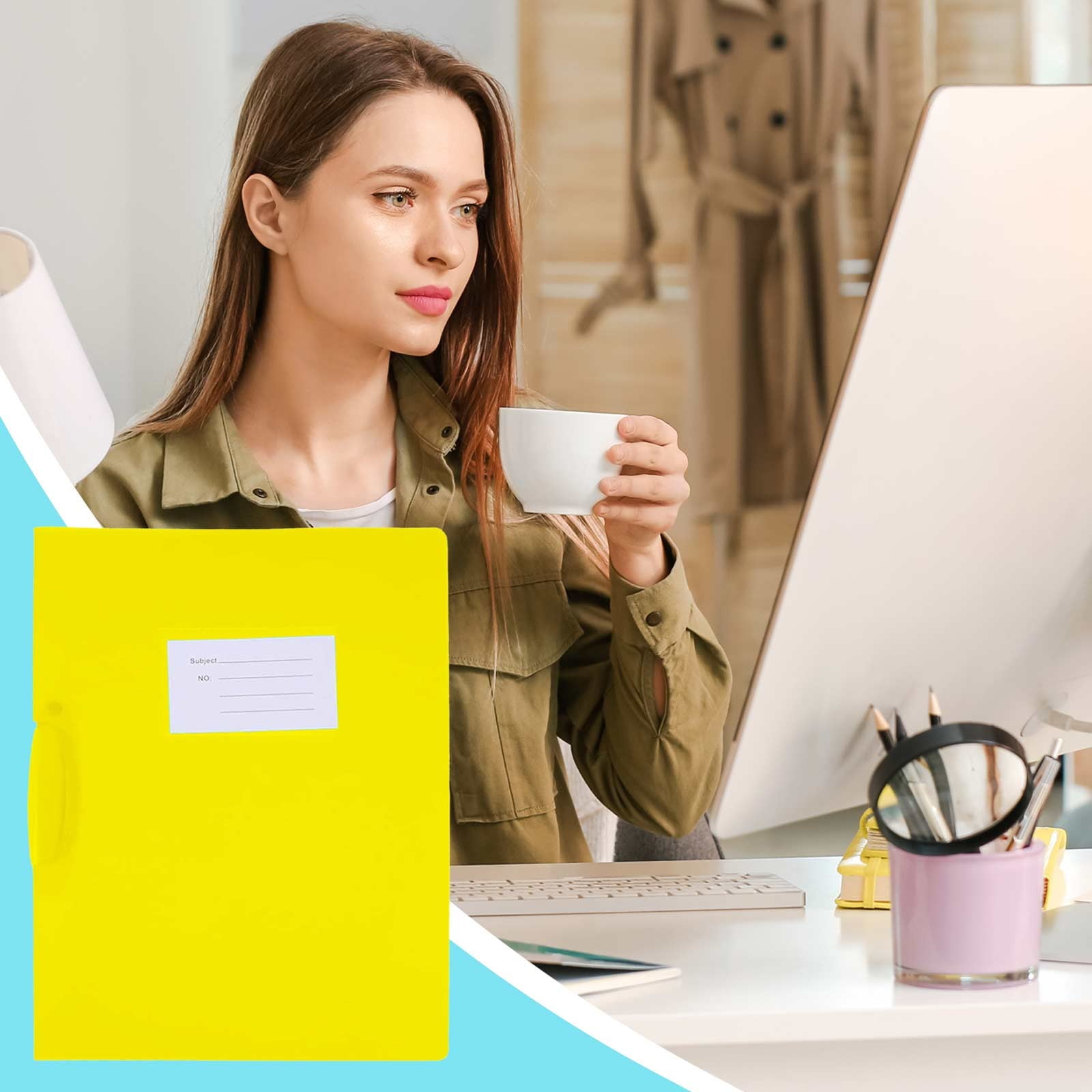 Office Lowprice! Hanzidakd Report Covers With Swing Clip 1 Pack