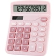 thumbnail image 1 of Office Calculators Desktop, 12-Digit Dual Power Cute Calculator with Large LCD Display Big Button for Office Home and School, 1 of 6