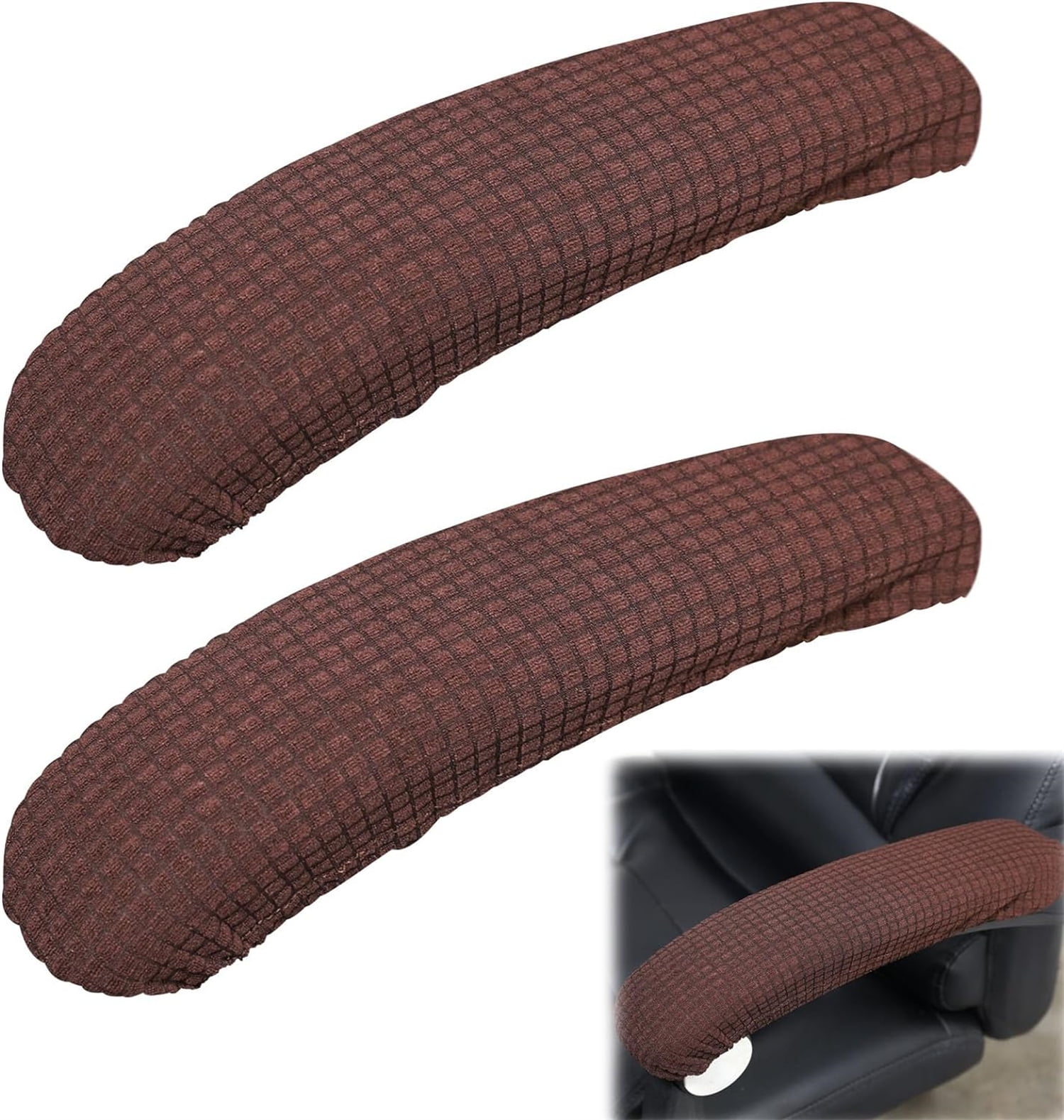 Office Chair Arm Covers,1 Pair Happon Removable Armrest Slipcover Pads ...
