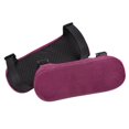 thumbnail image 1 of Office Chair Arm Pads, 2 Pairs Office Chair Arm Cover Soft Office Chair Armrest Pads  Memory Foam Cotton Removable Washable for Desk Computer Gaming Chair Arm Pads, Purple, 1 of 6