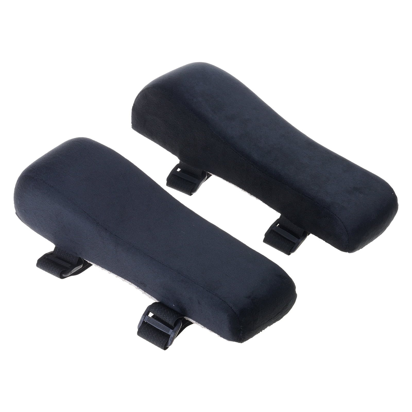Office Chair Arm Pads Cushion Adjustable Fasteners Memory Foam Pad Slip ...