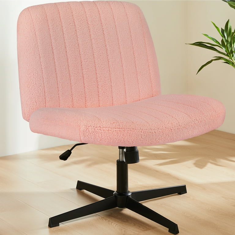 Wide desk discount chair no wheels