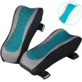 thumbnail image 1 of Office Chair Armrest Covers - Foam Elbow Rest With Ergonomic Shape - Memory Shape Cushion For Arm Rests Of Office Chairs, Gaming Chair - Set Of 2, 1 of 5
