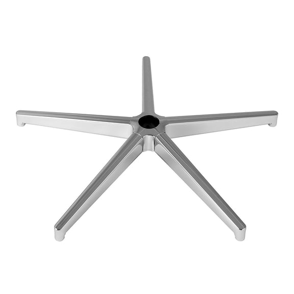 Office Chair Base Replacement, 28", 2500 lbs Static Load Capacity, Heavy Duty Universal Computer Desk Chair Stool Base Part with Reinforced Metal Legs, Desk Chair Base Replacement Parts, Silver