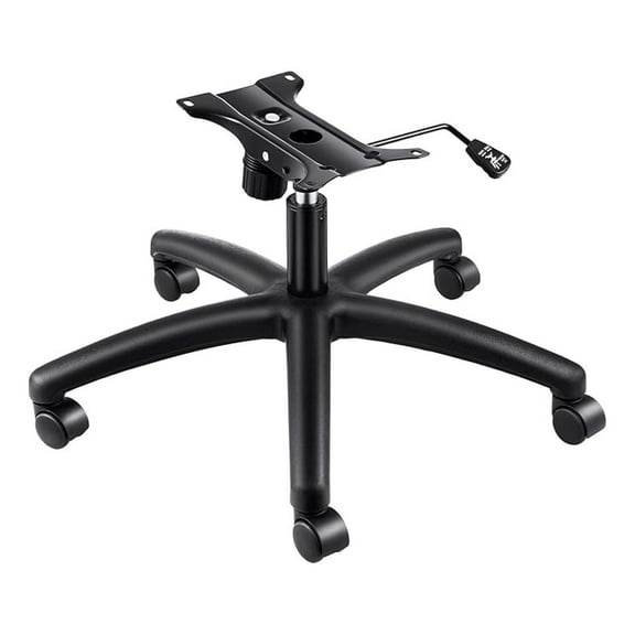Office Chair Base Replacement - 28 Inch Swivel Chair Base with Casters, Heavy Duty 320 lbs Capacity, Black