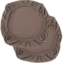 Office Chair Cover 2 Pcs, Stretchable Computer Chair Seat Slipcovers Elastic Desk Seat Cover Removable Washable Dining Kitchen Chair Protective Cover Machine Wash