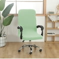 thumbnail image 1 of Office Chair Cover, Elastic Stretch Slipcover for Desk Chair, Removable Washable Seat Protector for Home Office Use, 1 of 9