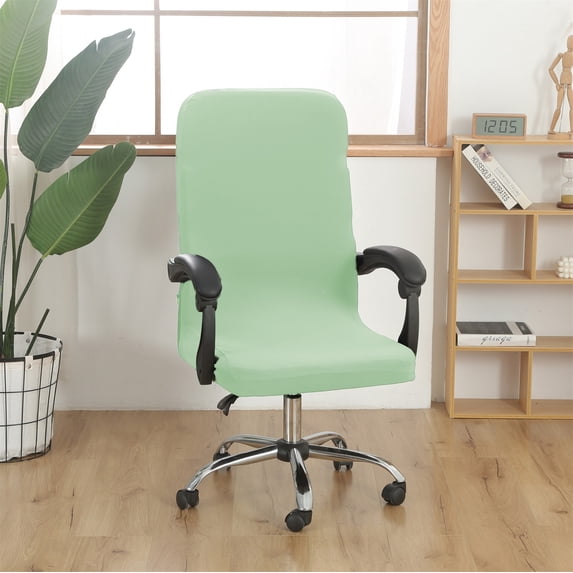 Office Chair Cover, Elastic Stretch Slipcover for Desk Chair, Removable Washable Seat Protector for Home Office Use