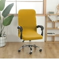 thumbnail image 1 of Office Chair Cover, Elastic Stretch Slipcover for Desk Chair, Removable Washable Seat Protector for Home Office Use, 1 of 9