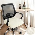 thumbnail image 1 of Office Chair Cover, Stretchy Seat for Desk Chair Cushion, XL 18.9-20.87 in, Breathable Washable Fleece, Elastic Fit, Tool-Free Install, 1 of 6
