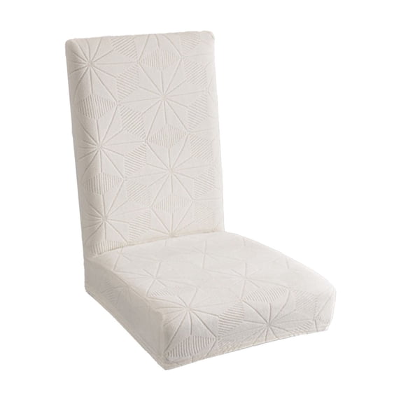 Office Chair Cover Washable Fabric Stretchable Desk Chair Slipcover All Inclusive Seat Protector For Home Restaurant Space Beige