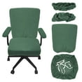 thumbnail image 1 of Office Chair Covers, 38-48cm Stretchable Computer Chair Slipcover, Army Green, 1 of 7