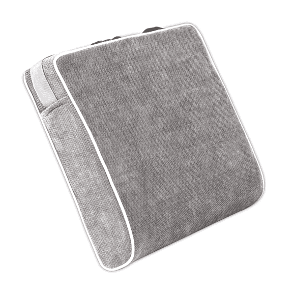 Justsafe 4 Inch Thick XL Orthopedic Memory Foam Seat Cushion - Extra Large Office Chair Cushion for Back Pain, Sciatica & Tailbone Pain Relief, Non-Slip Ergonomic Car, Desk & Wheelchair Cushion