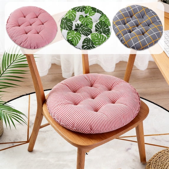 Office Chair Cushion Round Memory Foam 15.7in Non Slip Seat Cushion for Kitchen Dining Desk Wheelchair Soft Breathable by PALIFEUR