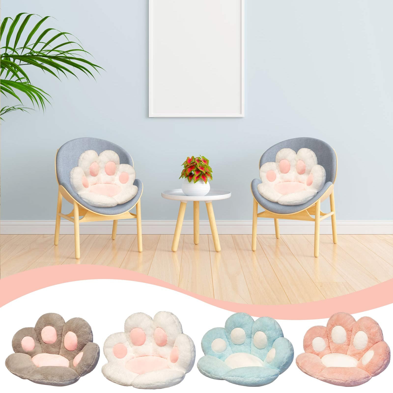 Office Chair Cushion amlbb Paw Cushion Cute Chair Cushions Paw Shape 28inx24in Gaming Chair