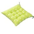 thumbnail image 1 of Office Chair Cushion with Hook and Loop Fasteners - Polka Dot Pattern Seat Pad for Home and Dining Chairs, 40 cm x 40 cm, 1 of 3