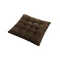 thumbnail image 1 of Office Chair Cushions, 16X16 In, Solid Brown, Ergonomic Padding, Workstations, Home Offices, Dark Coffee, 1 Pc, 1 of 4