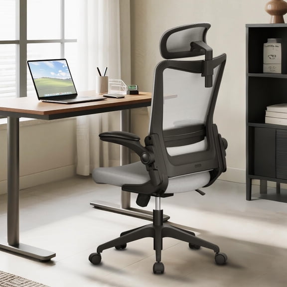 Ergonomic Office Chair with Adjustable Lumbar & Headrest