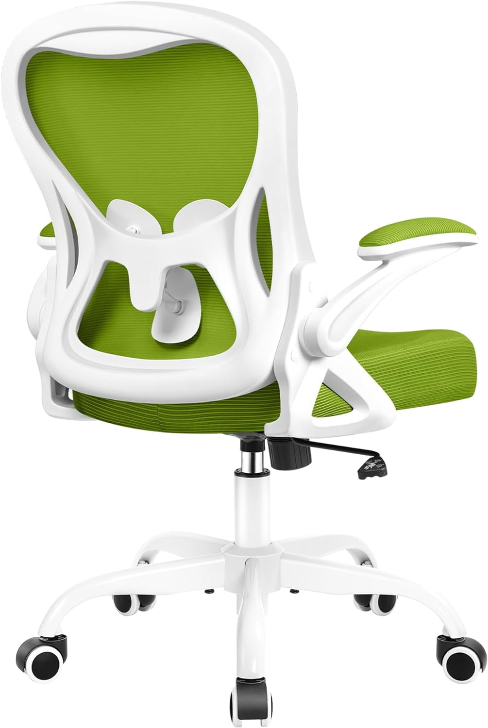 Office Chair, Ergonomic Desk Chair with Adjustable Height and Lumbar Support Swivel Desk Computer Chair with Flip up Armrests for Conference Room, Drak Gray