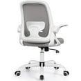 Office Chair Ergonomic Desk Chairs with Lumbar Support and Flipup Arms