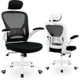 Office Chair Ergonomic Desk Chair Comfort Adjustable Height with Wheels