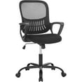 thumbnail image 1 of Bigleap Office Chair, Ergonomic Computer Chair, Mesh Desk Chairs with Comfy Lumbar Support and Armrest for Home, Bedroom, Study, Student, Adults, Black, 1 of 6