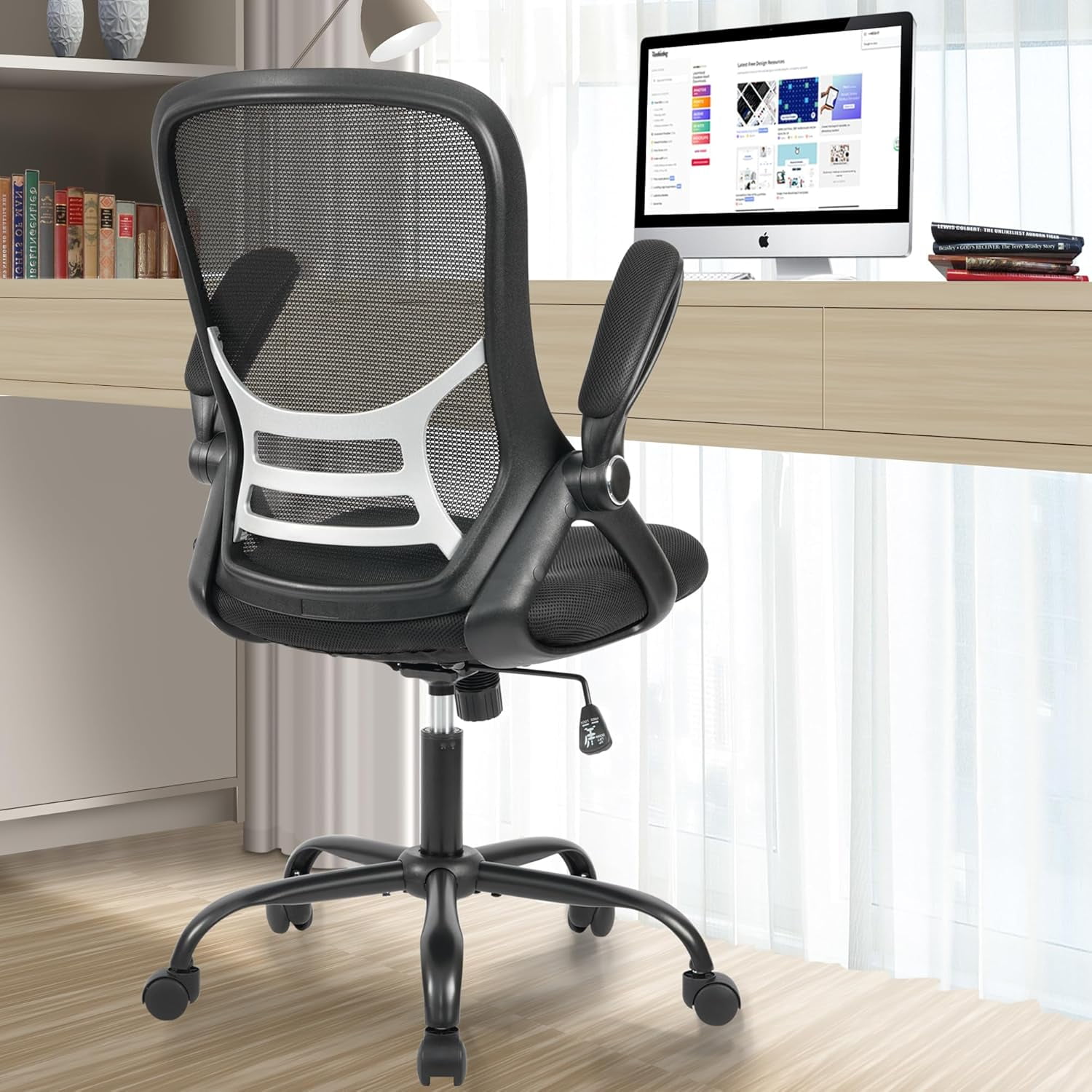 Office Chair Ergonomic Mesh Swivel Computer Task Desk Chair Comfortable ...