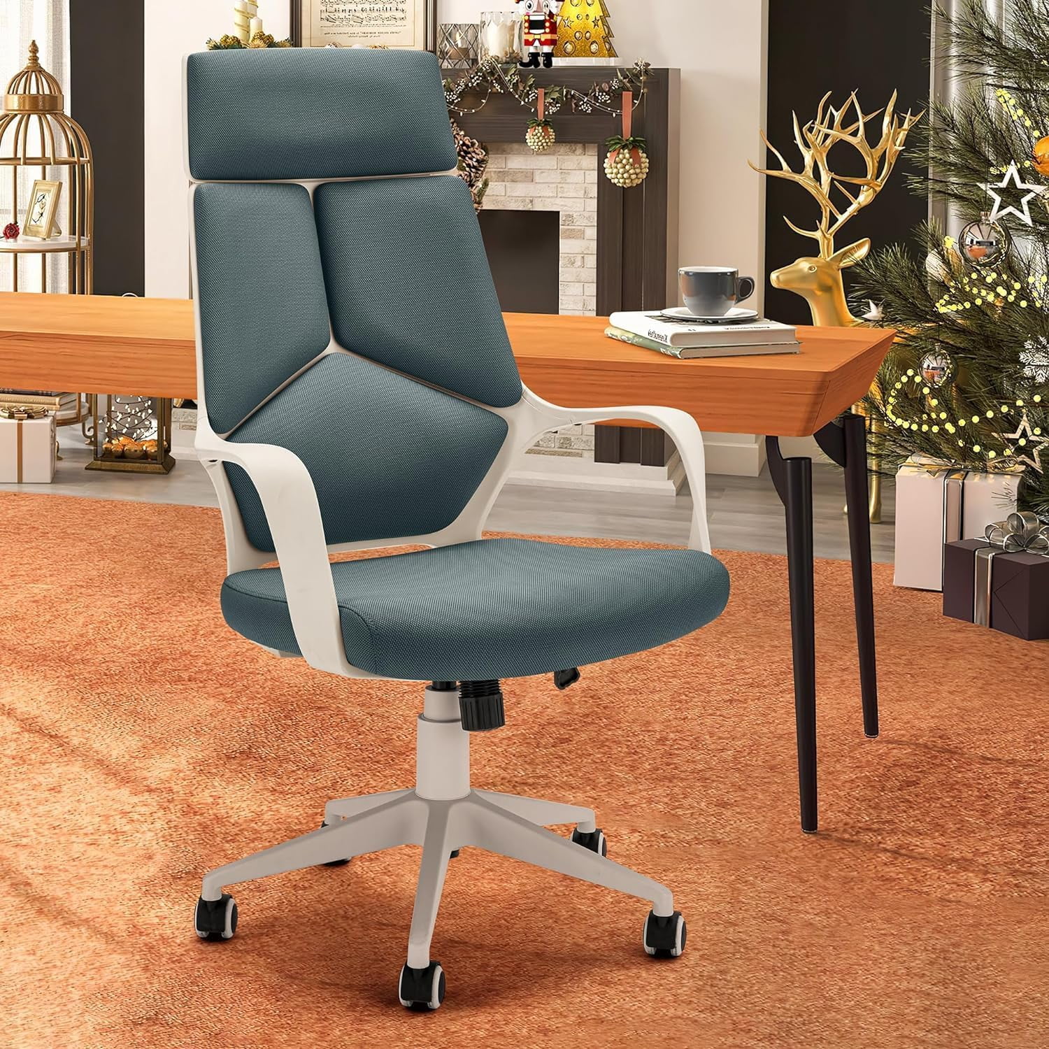 Office Chair, High Back Ergonomic Desk Chair, Swivel Home Office Chair