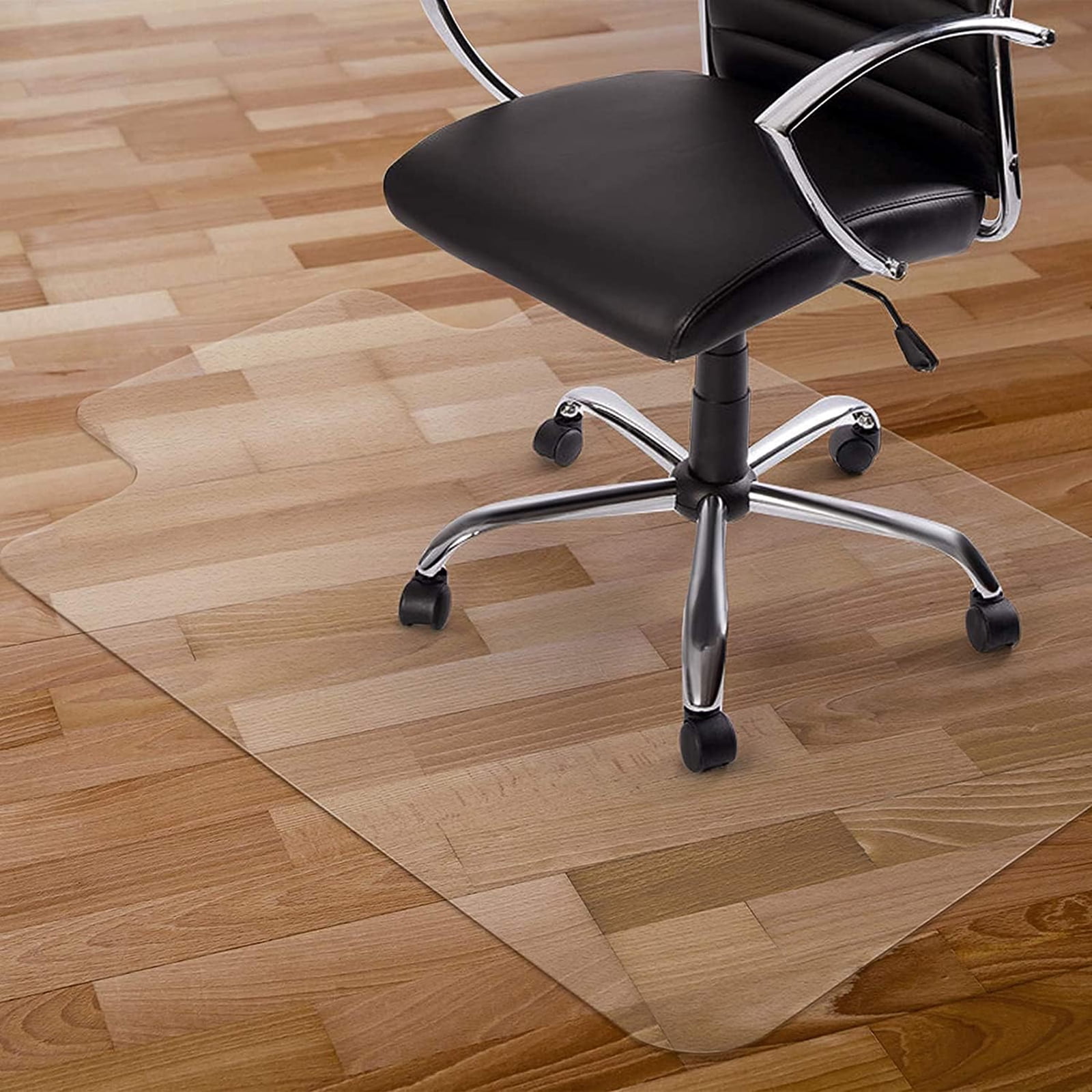 Office Chair Mat for Carpet Computer Desk Chair Mat for Floors Easy Glide Rolling Plastic Footrest Mat for Carpet Desk Computer Chair Mats 36 x 48 Walmart