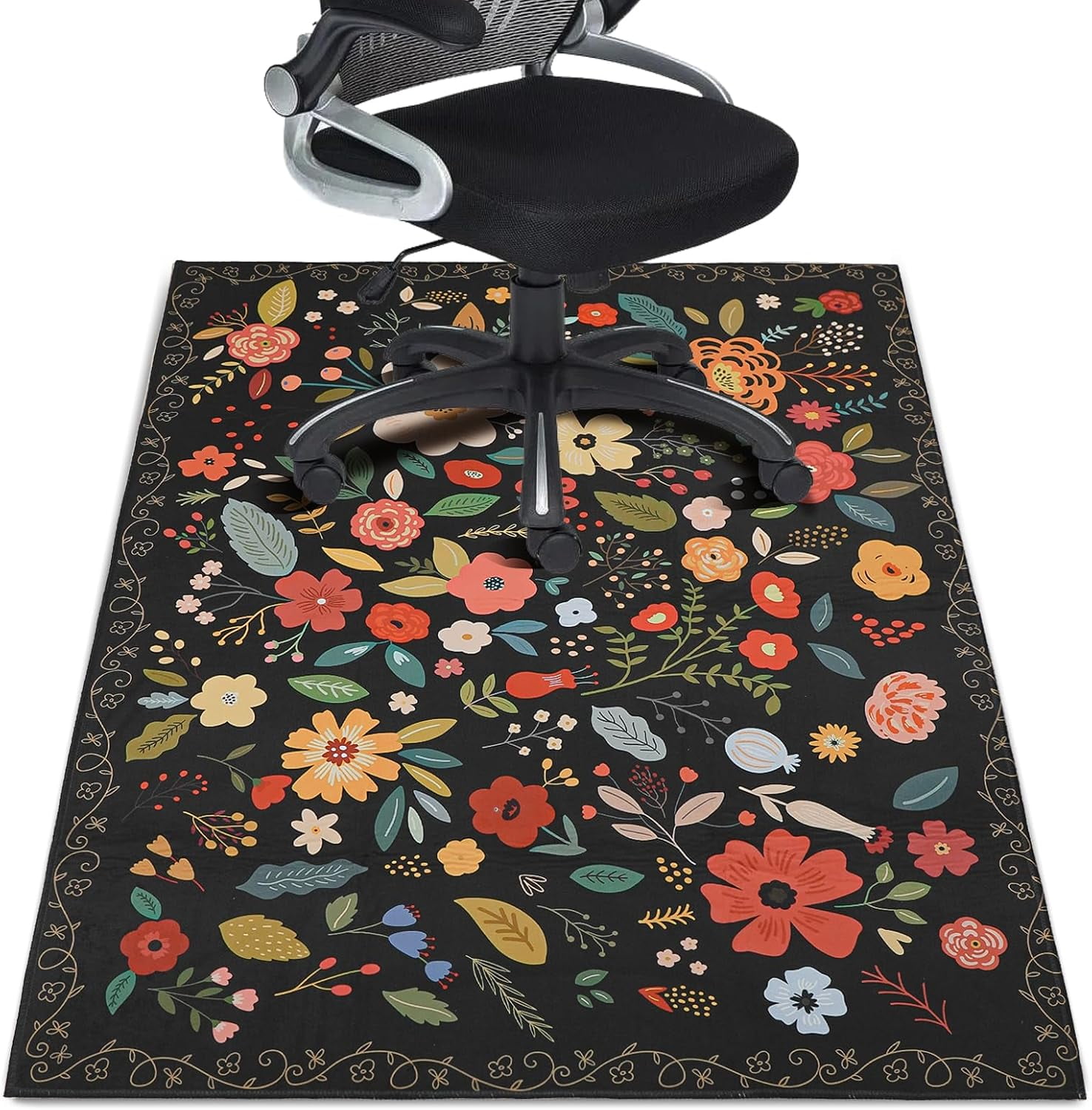Desktop Table Rug For Chair Office Chair Mat for Hardwood Floor 36