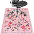 thumbnail image 1 of Office Chair Mat for Hardwood Floor 48"X 60" Office Rugs for Gaming Rolling Chairs Computer Desk Chair Non-Slip Boho Floral Protector Mats for Hard Floor & Tile Floor Decor, 1 of 6