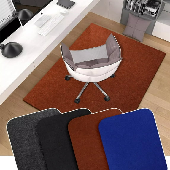 Office Chair Mat for Hardwood Floor,Computer Gaming Chair Mat,Office Chair Mat for Tile Floor,Large Floor Protector Rug,Anti-Slip,Easy to Clean 35"*47"